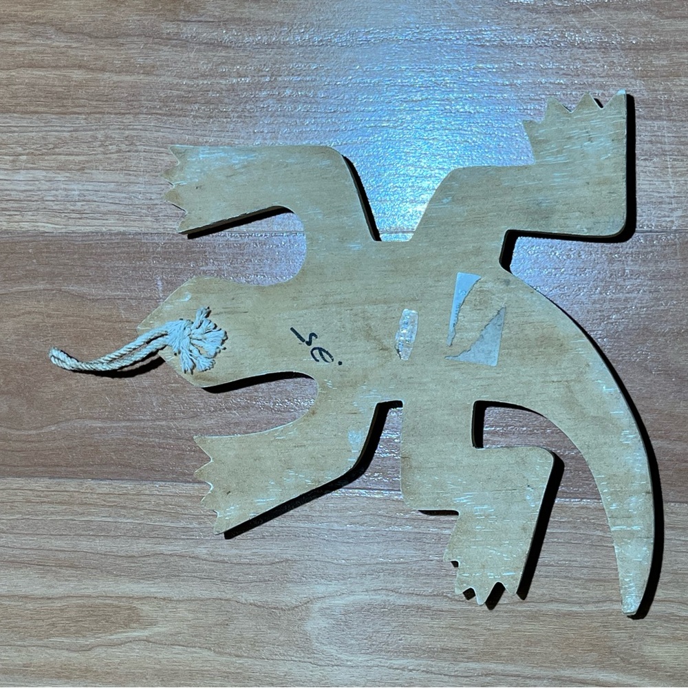 Wooden Iguana/Lizard Wall Hanging Decor Southwest Theme - Picture 8 of 11
